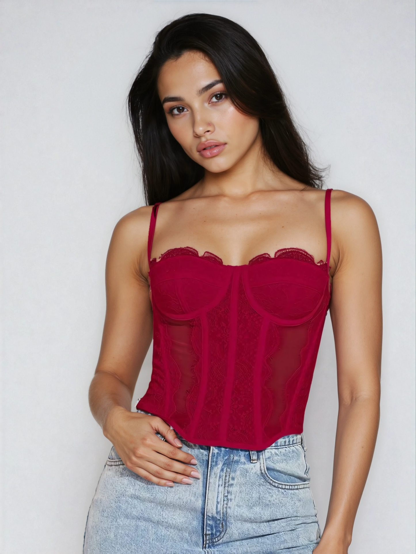 Sculpted Elegance Corset Top