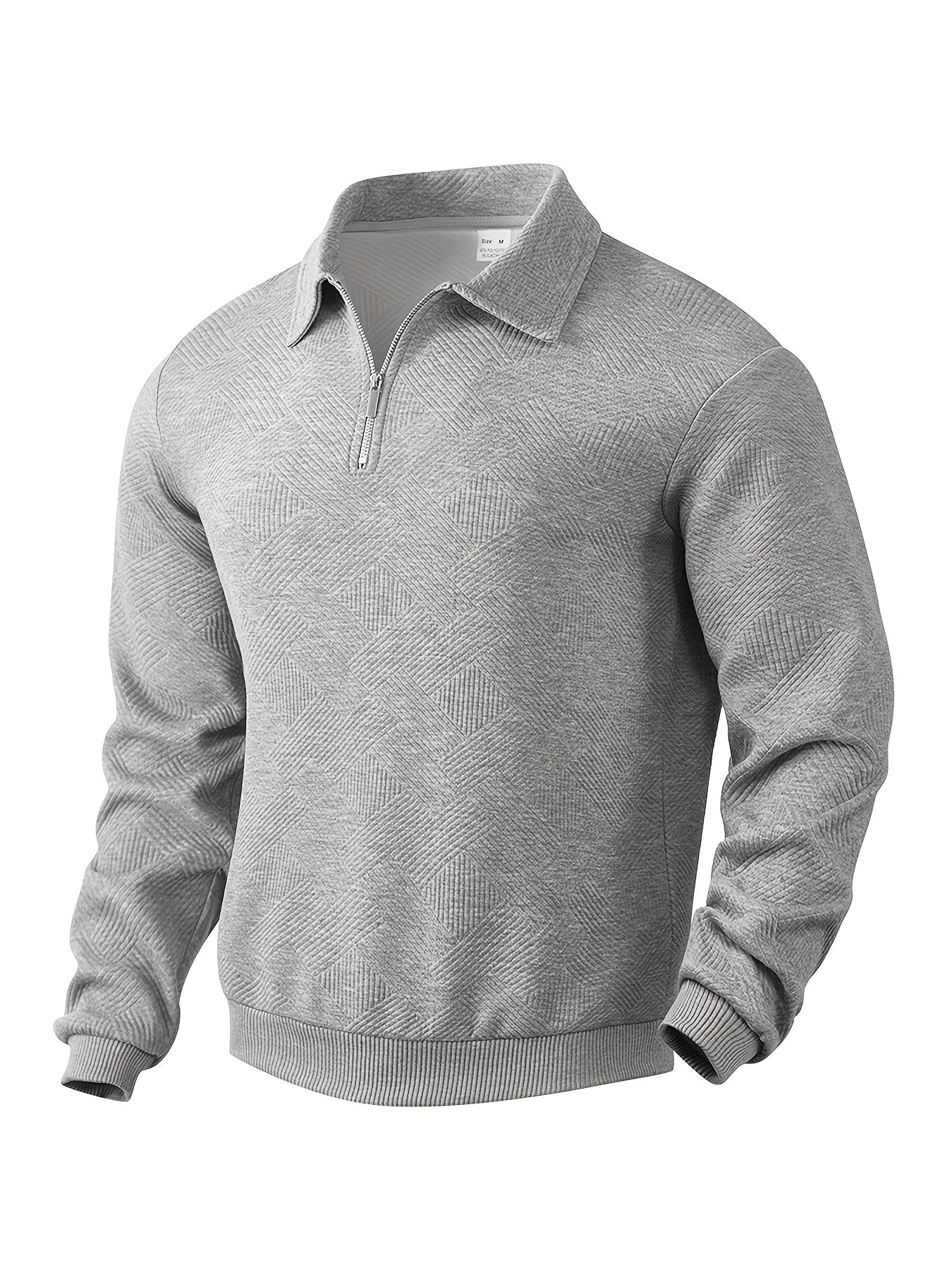 Vento | Vintage sweater with zippers and geometric design