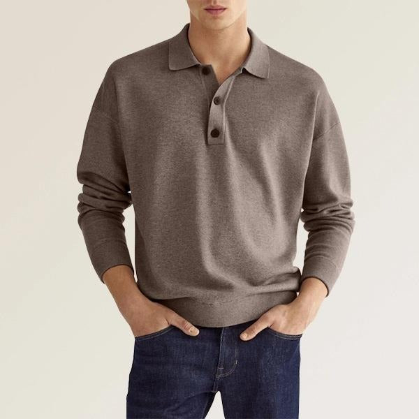 Heritage Long Sleeve Polo Shirt – Elegance, classic and comfortable