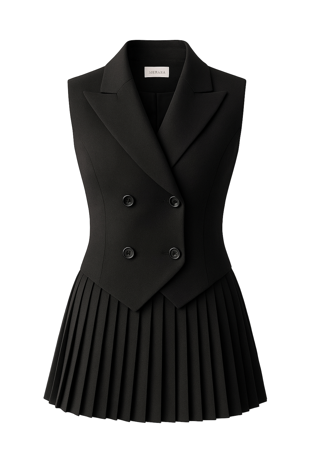 Amélie Set – Vest & Pleated Mini Skirt
