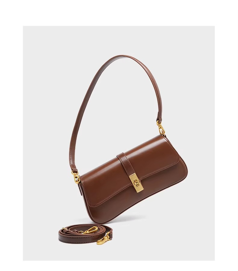 Sophia Soft Leather Shoulder Bag – Casual Mini Daybag