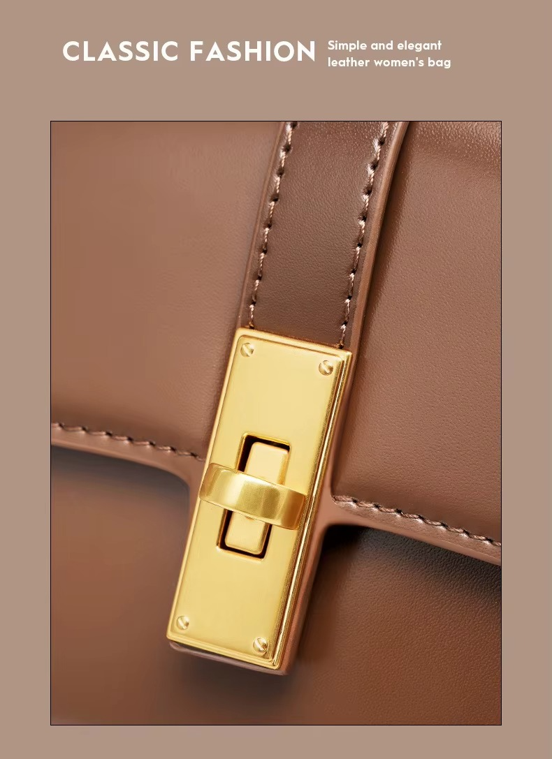 Sophia Soft Leather Shoulder Bag – Casual Mini Daybag