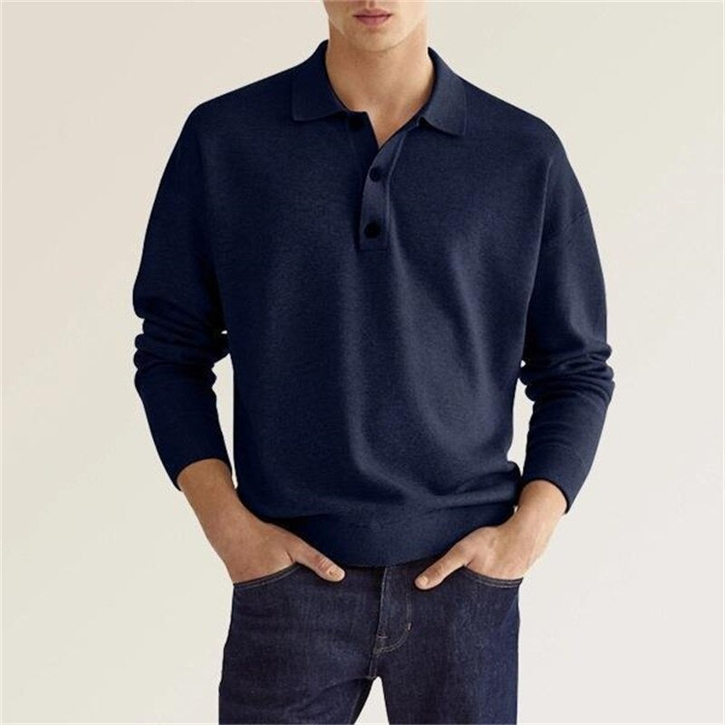 Heritage Long Sleeve Polo Shirt – Elegance, classic and comfortable