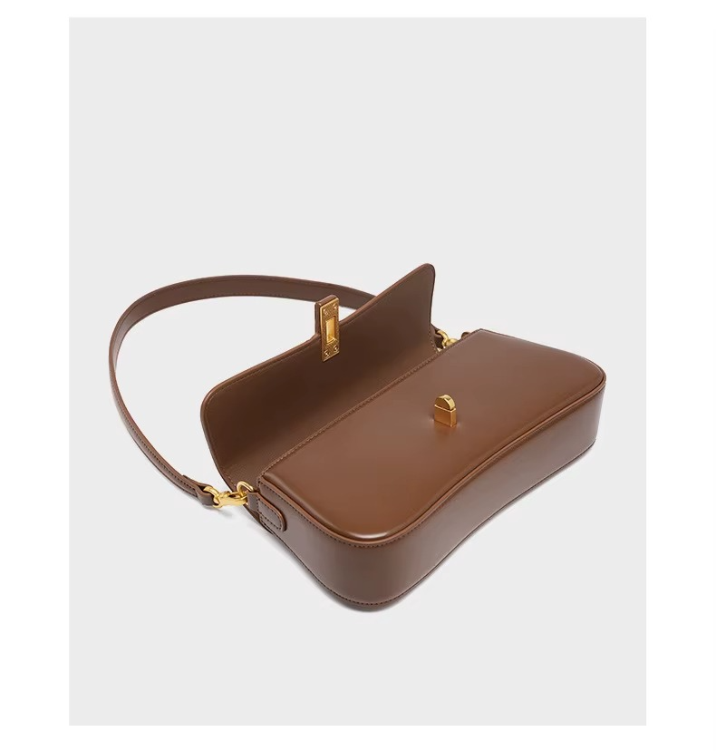 Sophia Soft Leather Shoulder Bag – Casual Mini Daybag