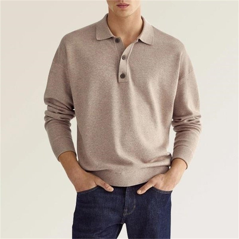 Heritage Long Sleeve Polo Shirt – Elegance, classic and comfortable