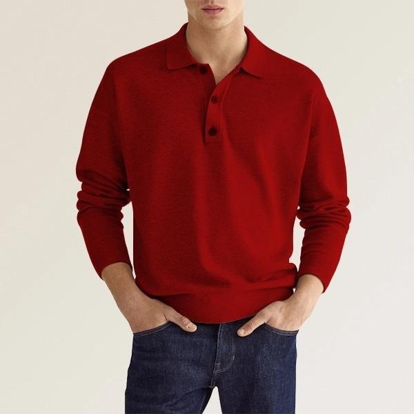 Heritage Long Sleeve Polo Shirt – Elegance, classic and comfortable