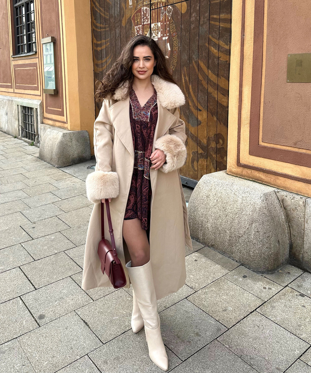 Luna | Faux Suede Coat