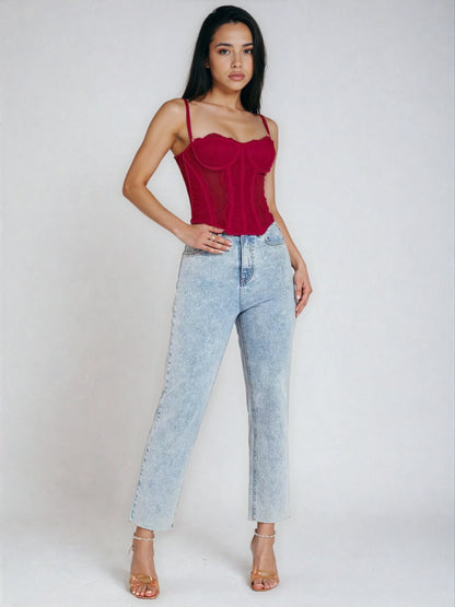 Sculpted Elegance Corset Top