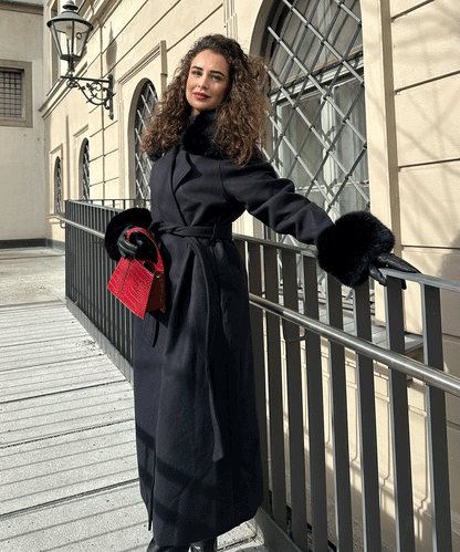 Luna | Faux Suede Coat