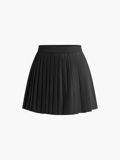 Amélie Set – Vest &amp; Pleated Mini Skirt 