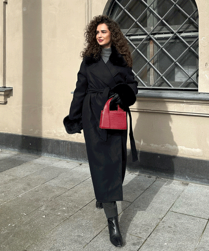 Luna | Faux Suede Coat