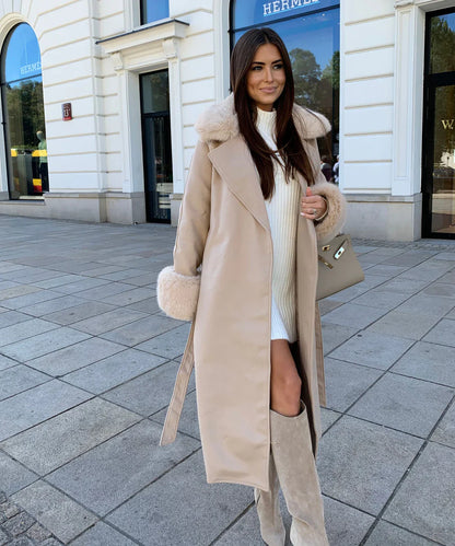 Luna | Faux Suede Coat