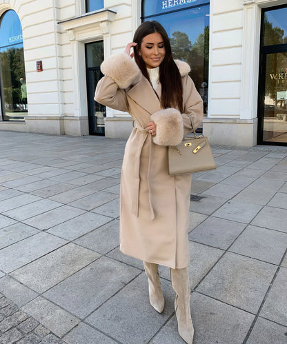 Luna | Faux Suede Coat