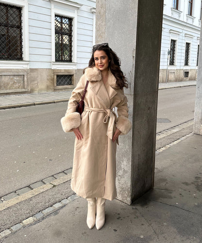 Luna | Faux Suede Coat