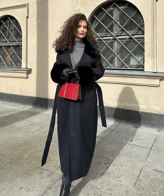 Luna | Faux Suede Coat