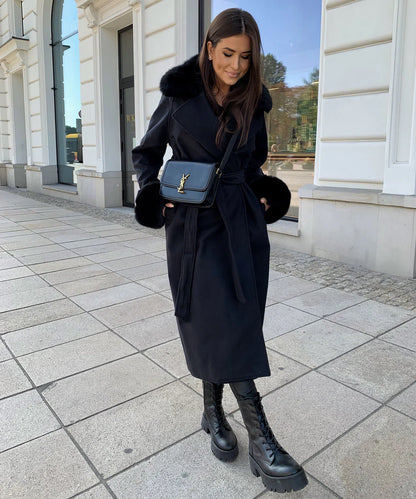 Luna | Faux Suede Coat