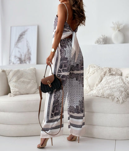Retro luxury two-piece set