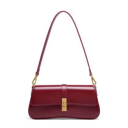 Sophia Soft Leather Shoulder Bag – Casual Mini Daybag