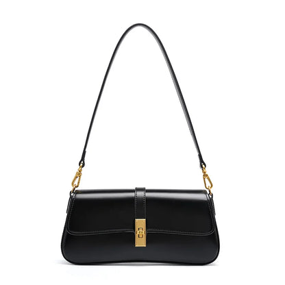 Sophia Soft Leather Shoulder Bag – Casual Mini Daybag