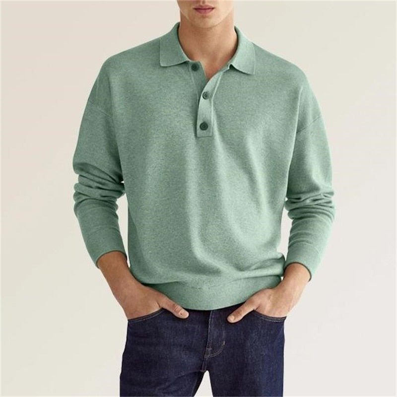 Heritage Long Sleeve Polo Shirt – Elegance, classic and comfortable 