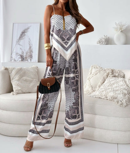 Retro luxury two-piece set